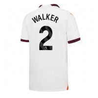 Manchester City Kyle Walker #2 Auswärtstrikot 2023-24 Kurzarm